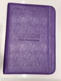 A purple padfolio with Kansas State University College of Veterinary Medicine logo debossed. 