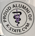 Proud Alumni Window Cling
