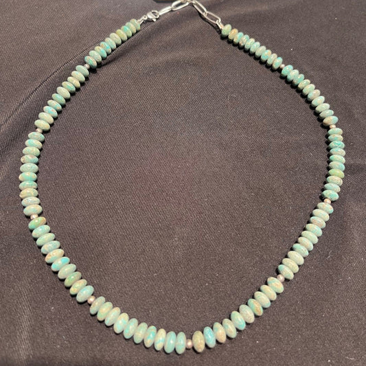 Turquoise & Navajo Pearl Necklace