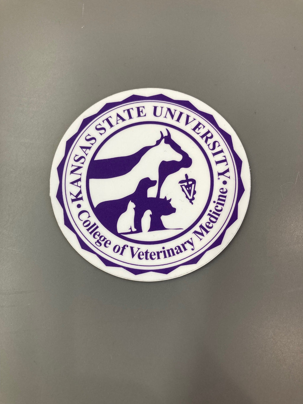 K-State College of Vet Med 3in Sticker
