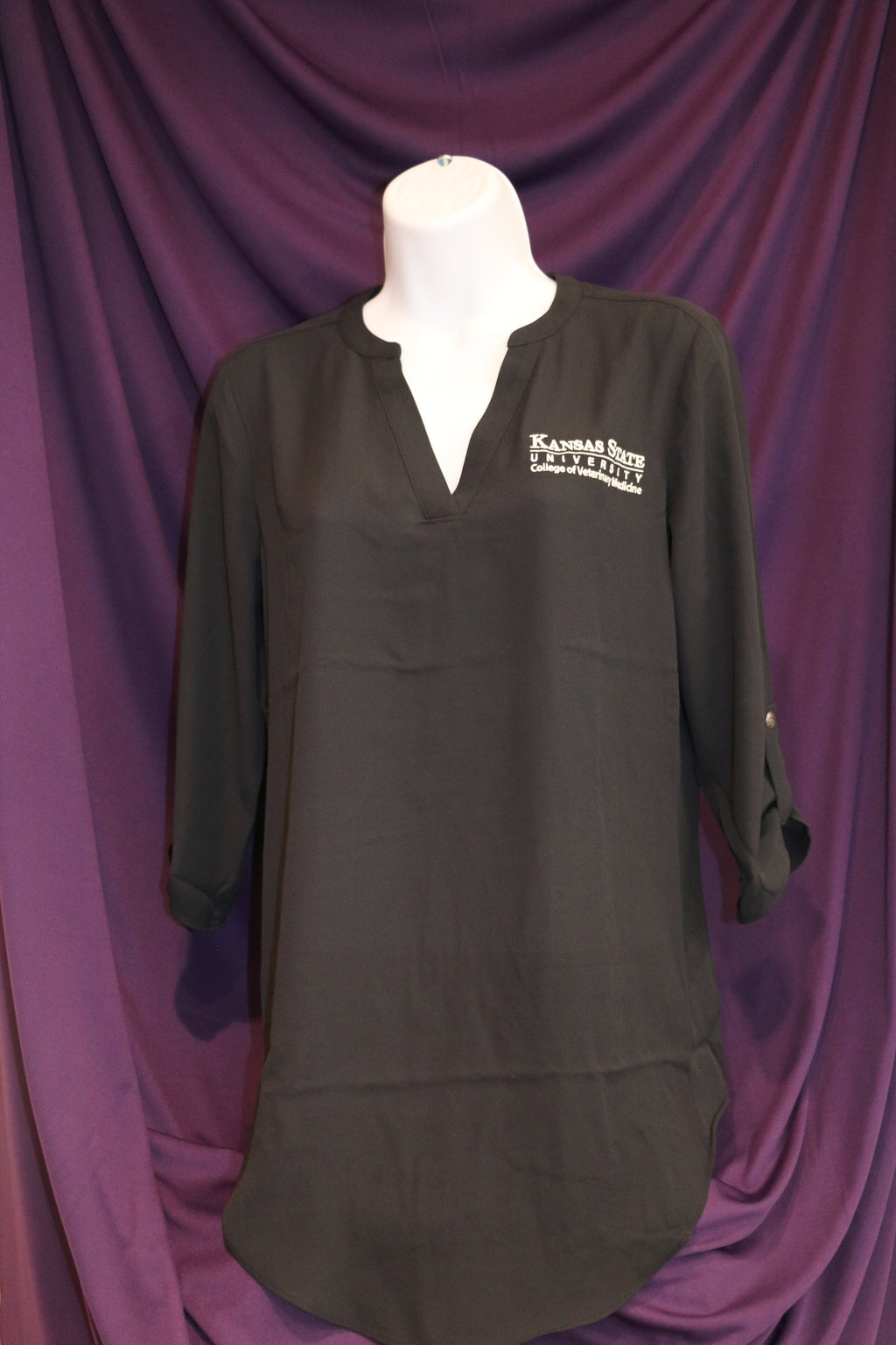 Ladies Port Auth Shear Dress Shirt Black