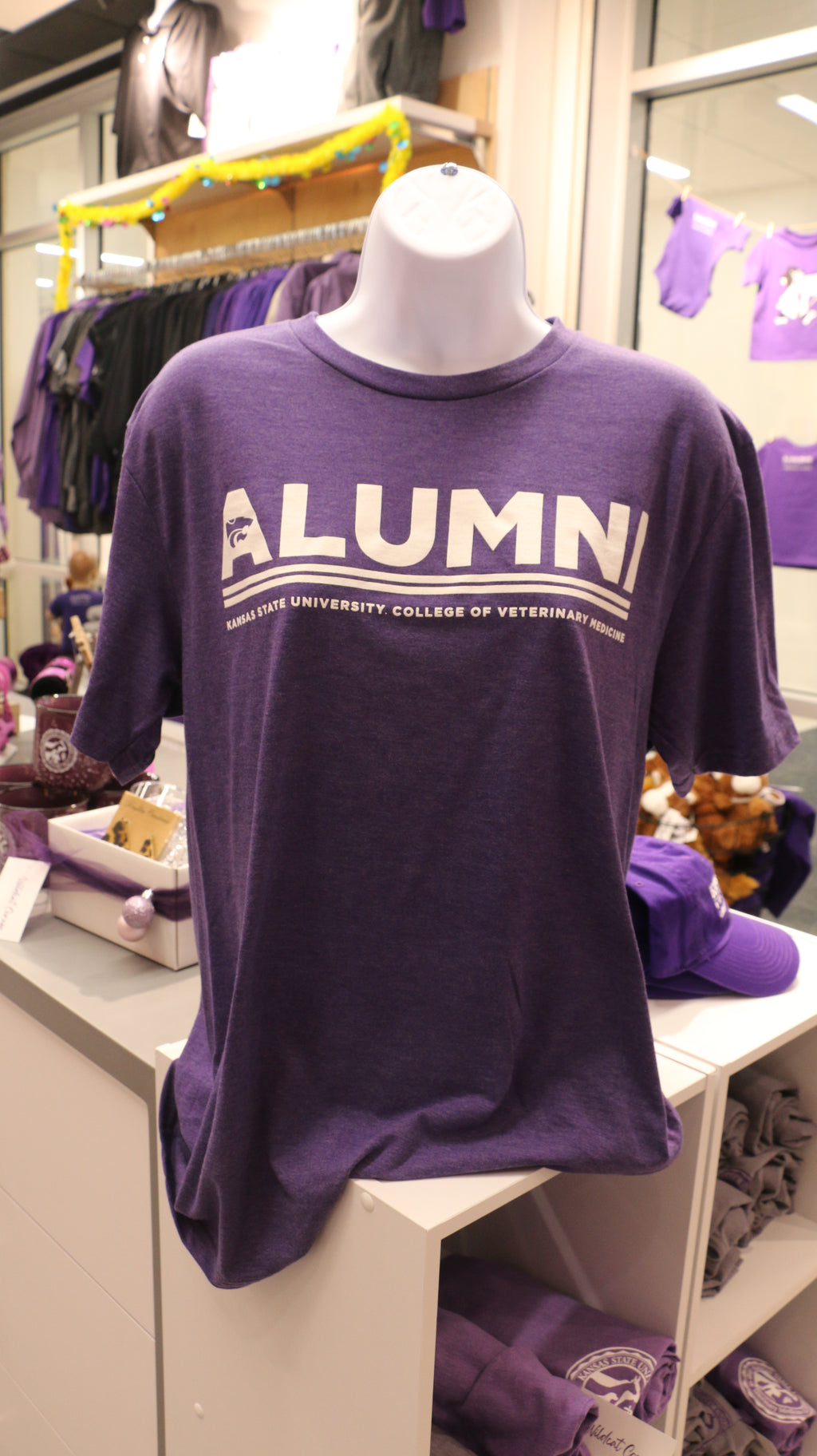 District Alumni T-Shirt Purple Frost