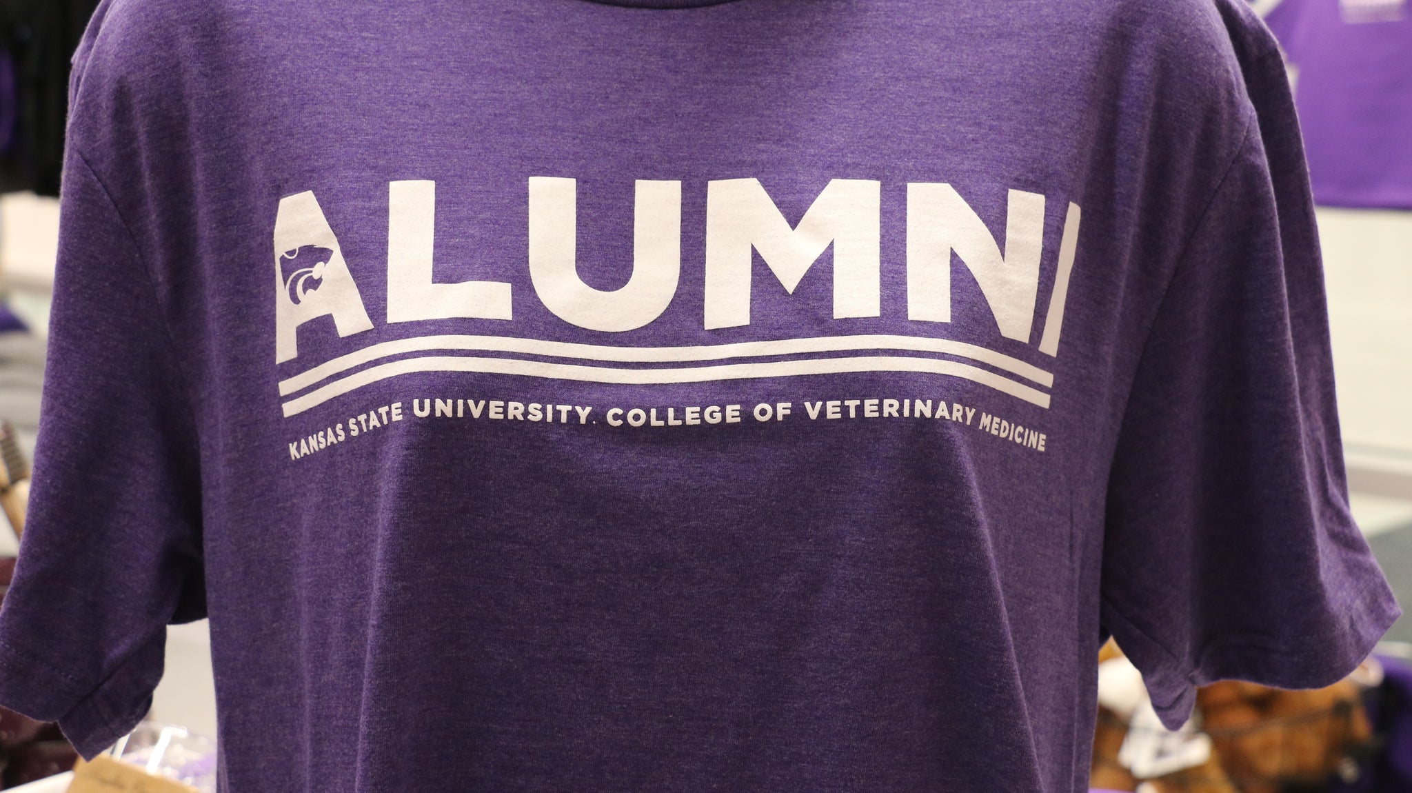 District Alumni T-Shirt Purple Frost