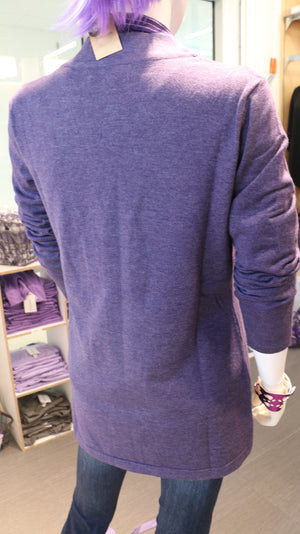 Edwards Cardigan Sweater - Grape