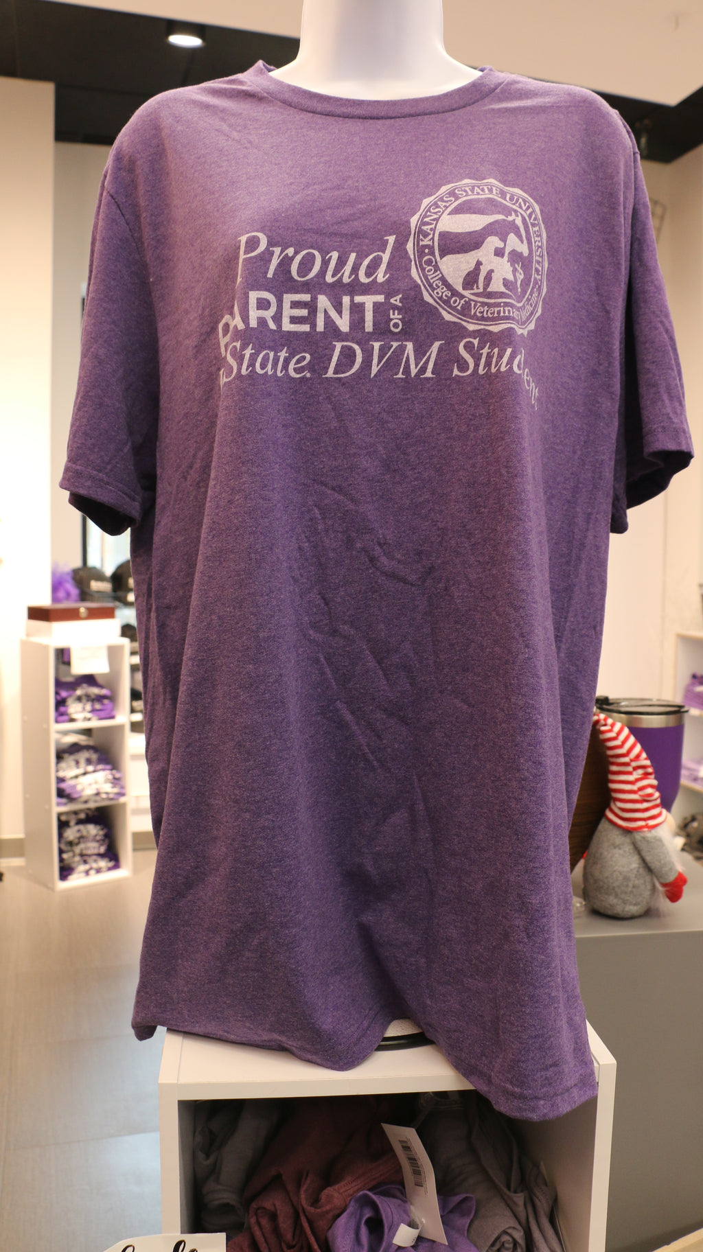 Port & Co Proud Parent T-Shirt - Heather Purple
